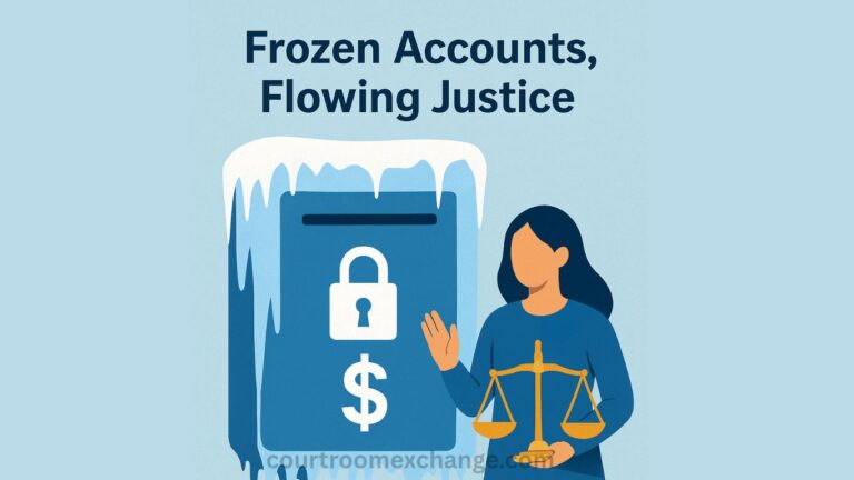 Frozen Accounts, Flowing Justice