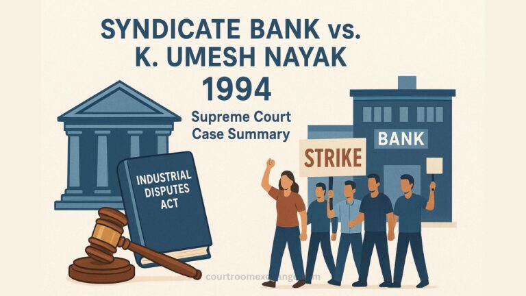Syndicate Bank Vs. K. Umesh Nayak